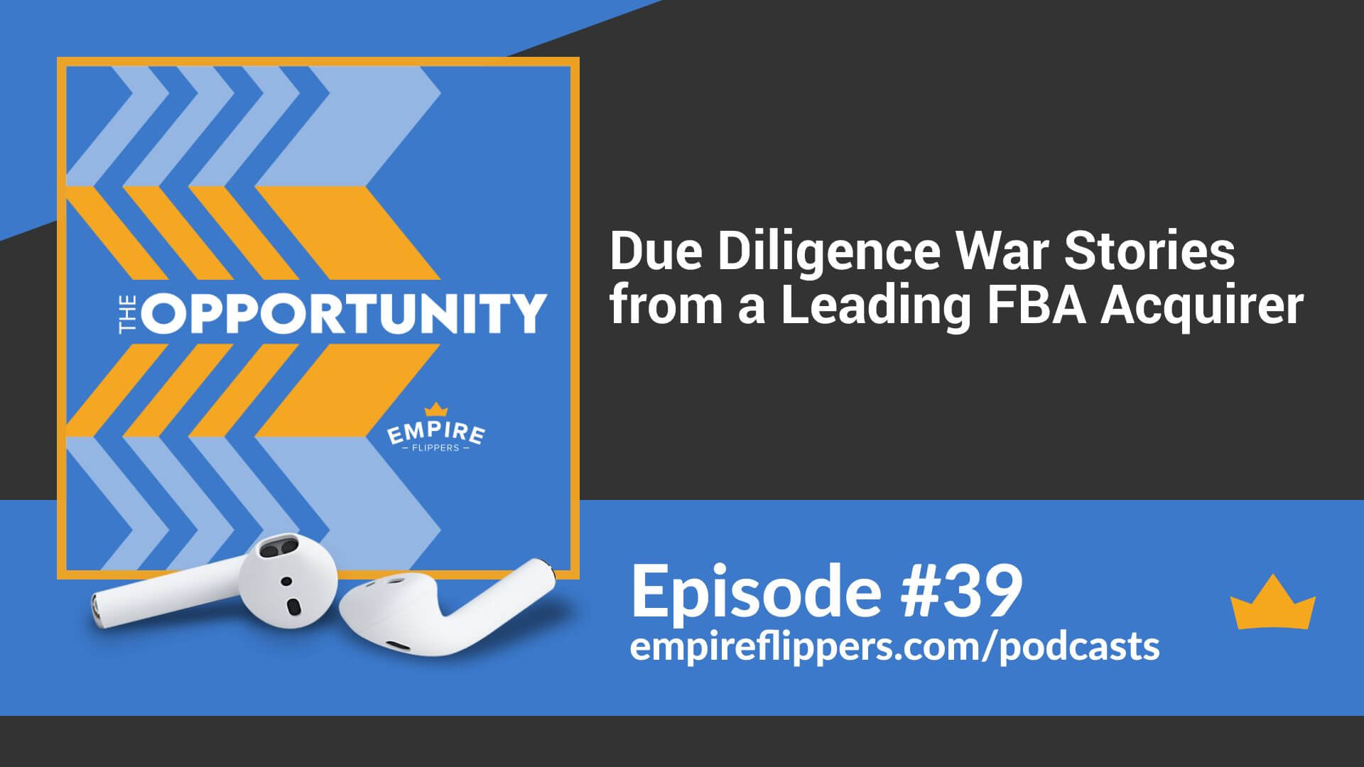 Due Diligence War Stories from a Leading FBA Acquirer - Opportunity podcast ep39