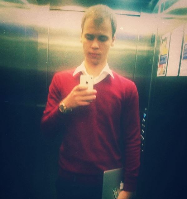 Vladislav Smolensev Selfie In Elevator