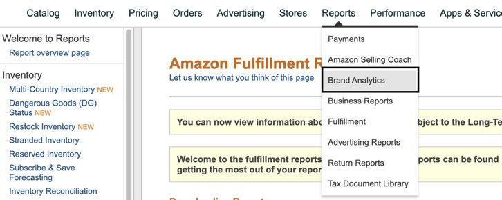 Amazon Brand Analytics: The Definitive Guide