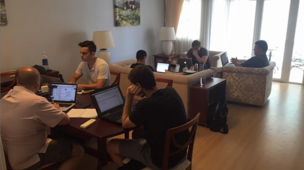 Team Working At Norfolk in Saigon, Vietnam April 2016